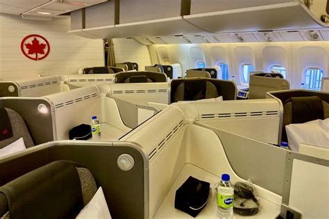 BUSINESS CLASS on AIR CANADA 777 .
